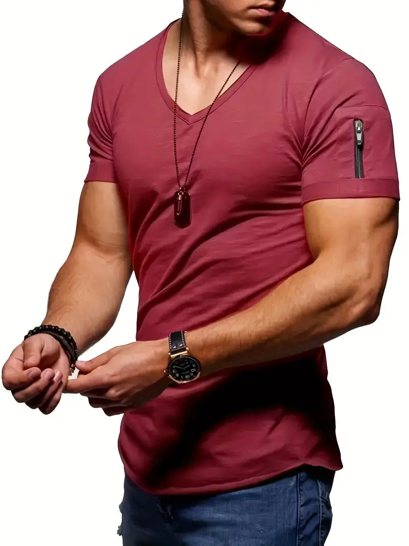 Zephyr casual v-neck t-shirt for men