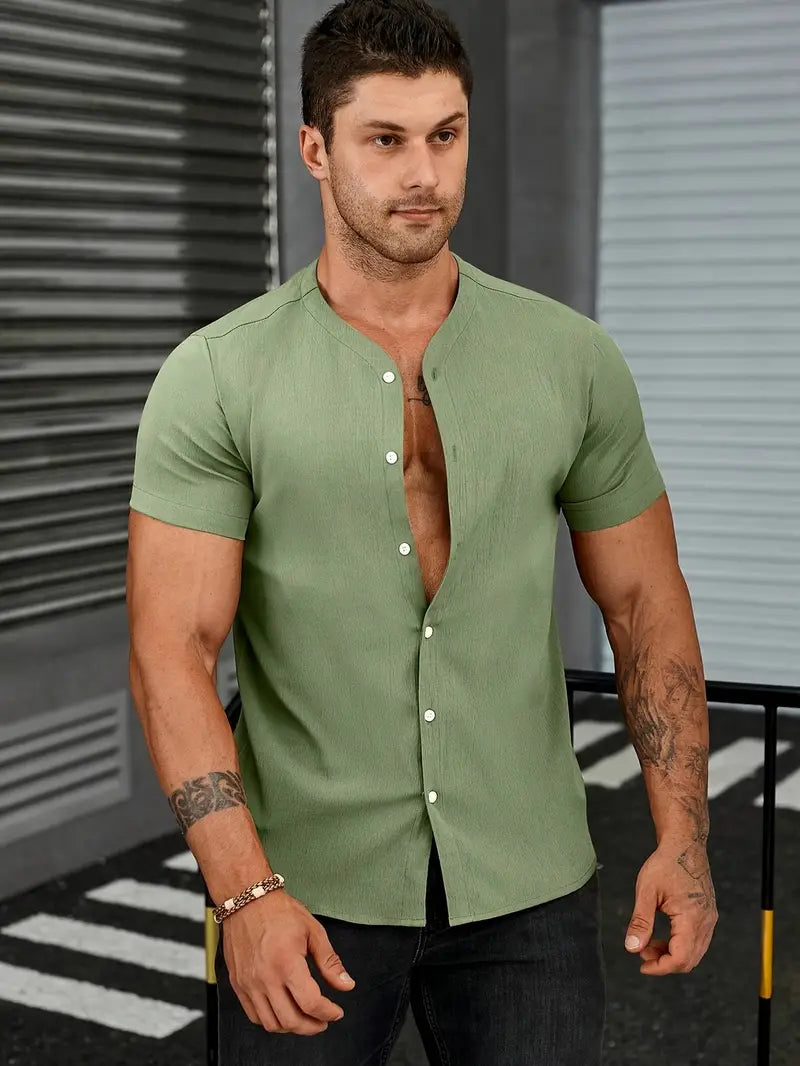 Nicholas – casual button-up for men