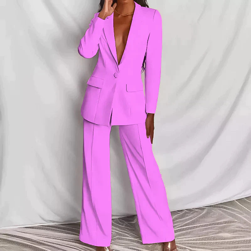 Jesika - Stylish set consisting of an elegant blazer and elegant trousers