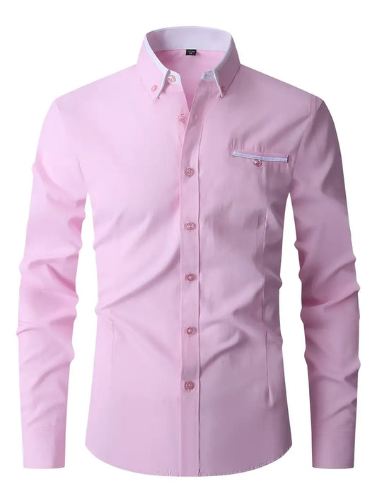 Declan men's classic button down formal shirt